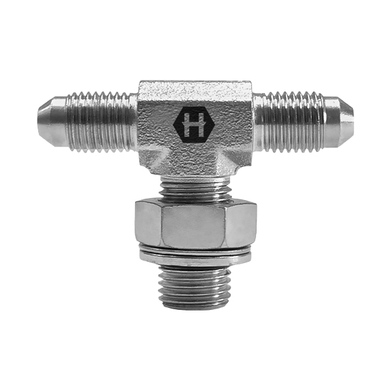 Adaptateur en T M.JIC x branche M.BSPP ajustable