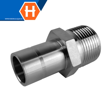 Adaptateur Hy-Lok SS316 tube lisse x M.NPT