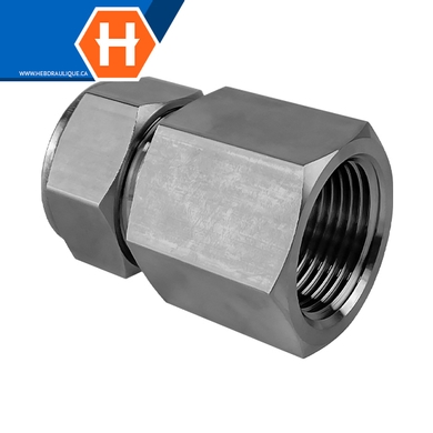 Connecteur Hy-Lok SS316 tube x F.NPT