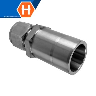 Connecteur réduit Hy-Lok SS316 tube lisse
