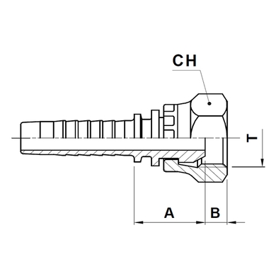 Raccord 2pcs fem. BSPP tournant