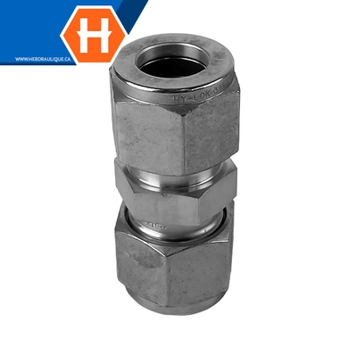 Union Hy-Lok SS316 tube x tube
