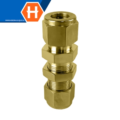 Union Hy-Lok laiton passe-cloison tube x tube