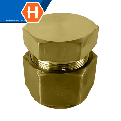 Cap Hy-Lok laiton pour bout de tube