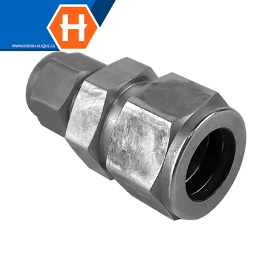 Union réducteur Hy-Lok SS316 tube x tube