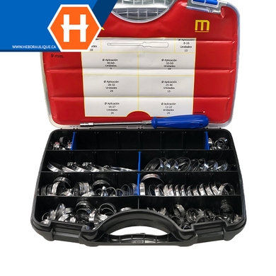 Malette assortiment de colliers de serrage ASFA-L W2