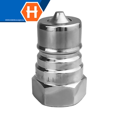 Coupleur rapide à pointeau (embout) F.NPT - ISO A