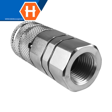 Coupleur rapide HP face-plane (corps) F.NPT