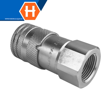 Coupleur rapide face-plane (corps) F.NPT - ISO 16028