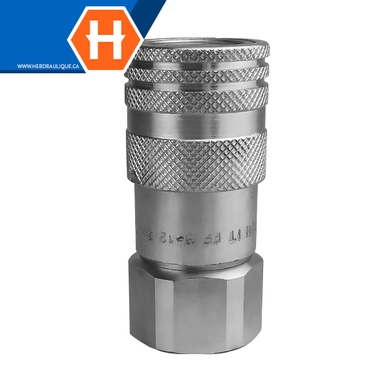 Coupleur rapide face-plane (corps) F.NPT - ISO 16028