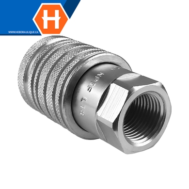 Coupleur rapide agricole double-action (corps) F.NPT
