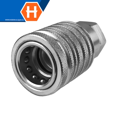 Coupleur rapide agricole double-action (corps) F.NPT