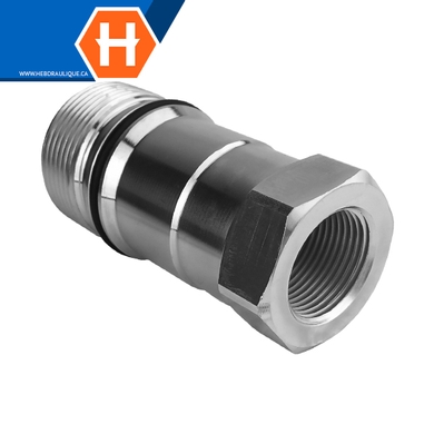 Coupleur rapide à visser (corps) F.NPT