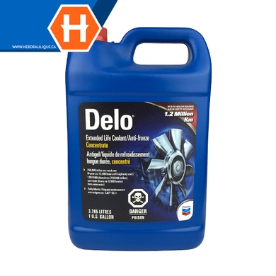 Red extended life antifreeze/coolant Delo ELC