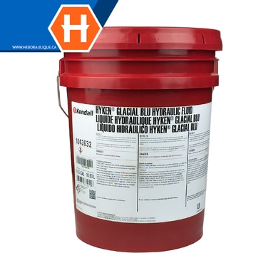 Huile hyd. faible viscosité ISO 15 Hyken Glacial Blu