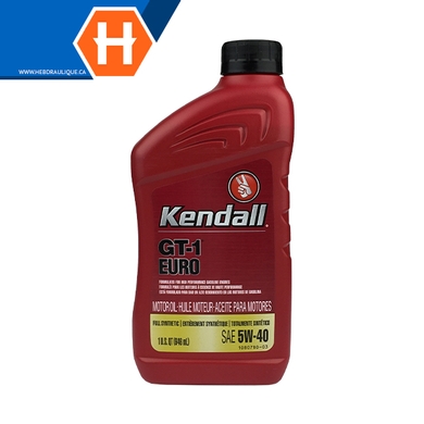 Huile moteur 100% synthétique 5W40 - GT-1 Euro