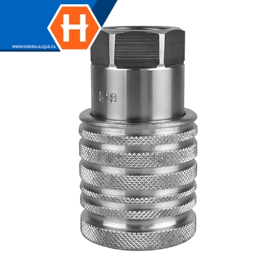 Coupleur rapide agricole double-action (corps) F.NPT