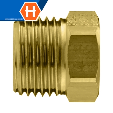 Noix tube laiton - mâle « flare » inversé