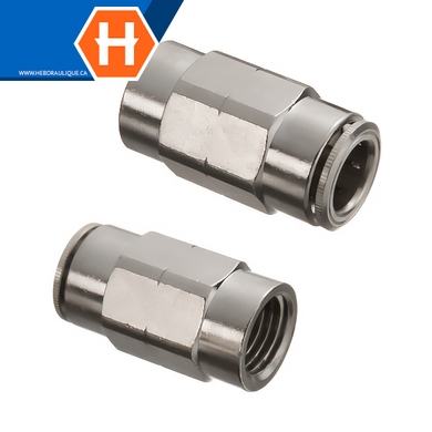 Connecteur laiton fem. push-connect métriq. x F.BSPP