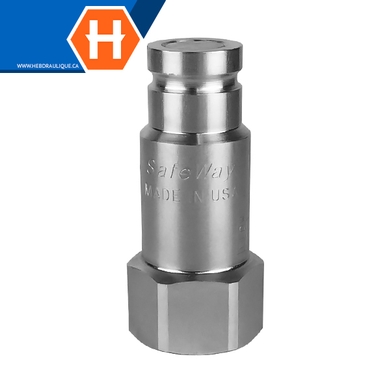 Coupleur rapide face-plane (embout) F.NPT
