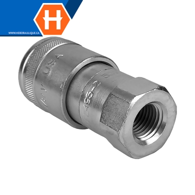 Coupleur rapide face-plane (corps) F.NPT
