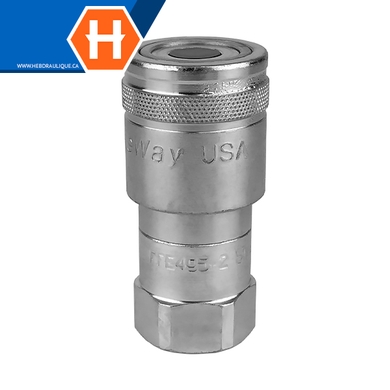 Coupleur rapide face-plane (corps) F.NPT