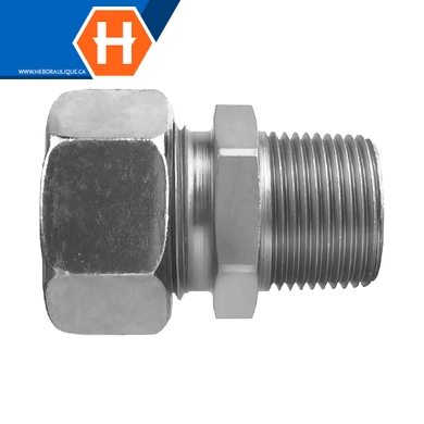 Adaptateur tube compression DIN L x M.NPT
