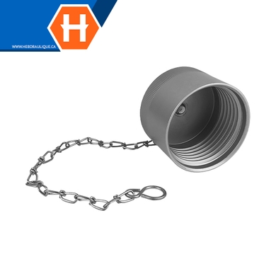 Cap en aluminium pour coupleur à visser FF (corps)
