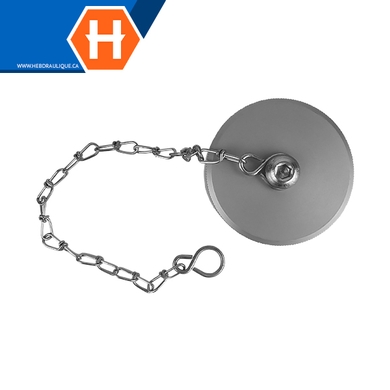 Cap en aluminium pour coupleur à visser FF (corps)