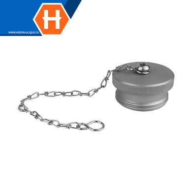 Bouchon aluminium pour coupleur à visser FF (embout)