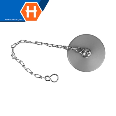 Bouchon aluminium pour coupleur à visser FF (embout)