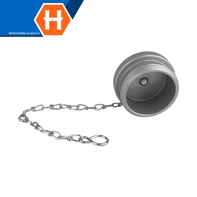 Bouchon aluminium pour coupleur à visser FF (embout)