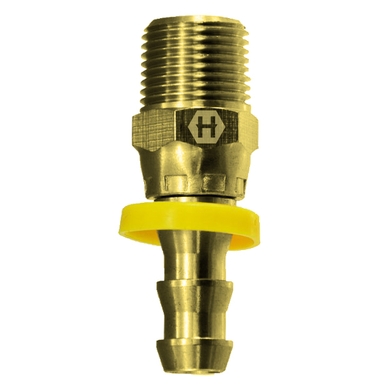 Raccord push-on en laiton mâle NPT tournant