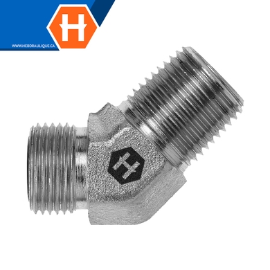 Adaptateur 45° M.ORFS x M.NPT