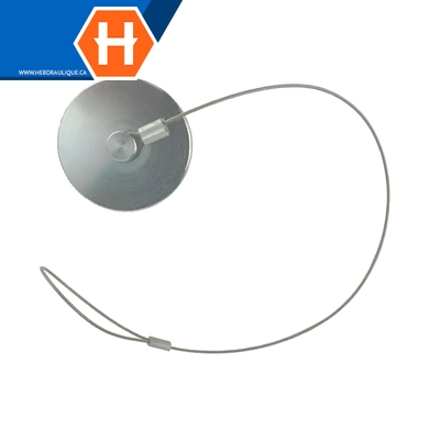 Bouchon aluminium pour coupleur à visser FF (corps)
