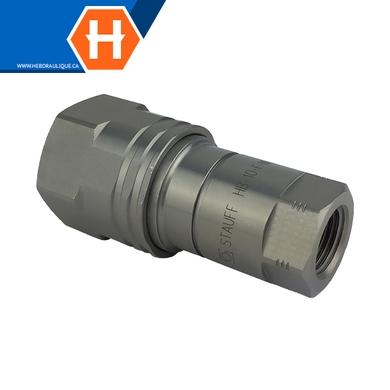 Coupleur à visser double action (corps) F.NPT