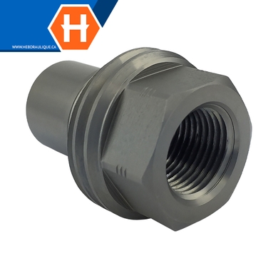 Coupleur à visser double action (embout) F.NPT