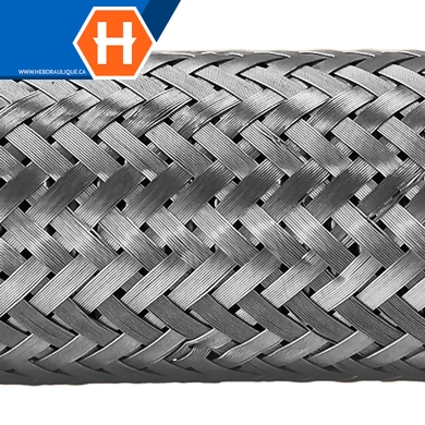 Boyau flexible SS321 avec embouts à souder en cuivre