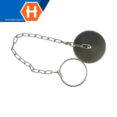 Cap en aluminium pour coupleur (corps) à visser FF