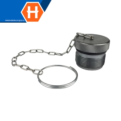 Bouchon en alum. pour coupleur (embout) à visser FF