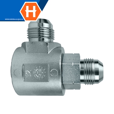 Super Swivel - M.JIC x M.JIC elbow 90° adapter
