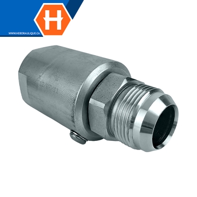 Super Swivel - Adaptateur S-inline M.JIC x F.NPT