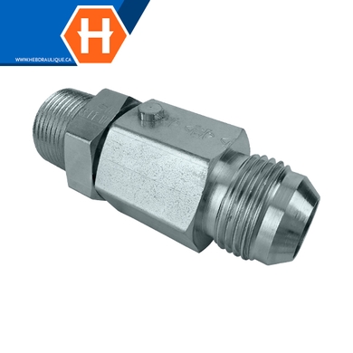 Super Swivel - Adaptateur S-inline M.JIC x M.NPT