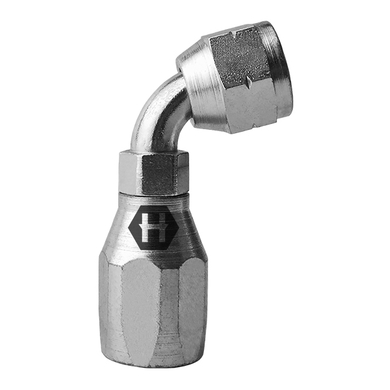 Fem. SAE 45° flare sw. 90° reusable 100R5 fitting