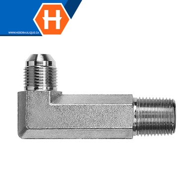 Adaptateur 90° (x-long) M.JIC x M.NPT