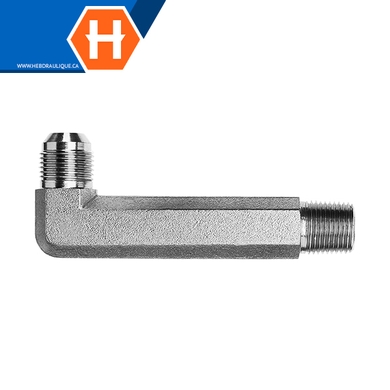 Adaptateur 90° (xx-long) M.JIC x M.NPT