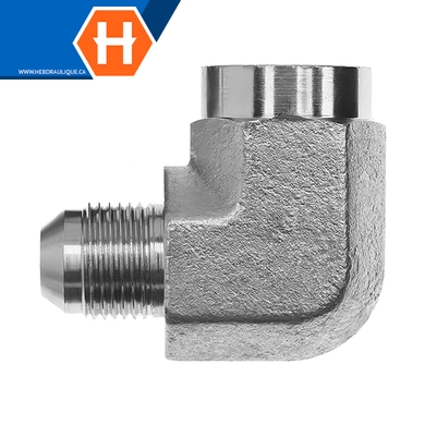 Adaptateur 90° M.JIC x F.NPT