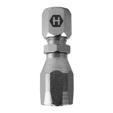 Male SAE flareless reusable 100R5 fitting