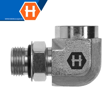 Adaptateur ajustable 90° M.ORB x F.ORB