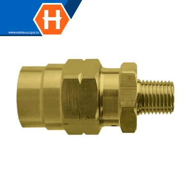 Connecteur en laiton - 338B - boyau x M.NPT